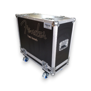 HARD CASE PARA AMPLIFICADOR FENDER TWIN REVERB - C/ RODAS 3" E SUPORTE